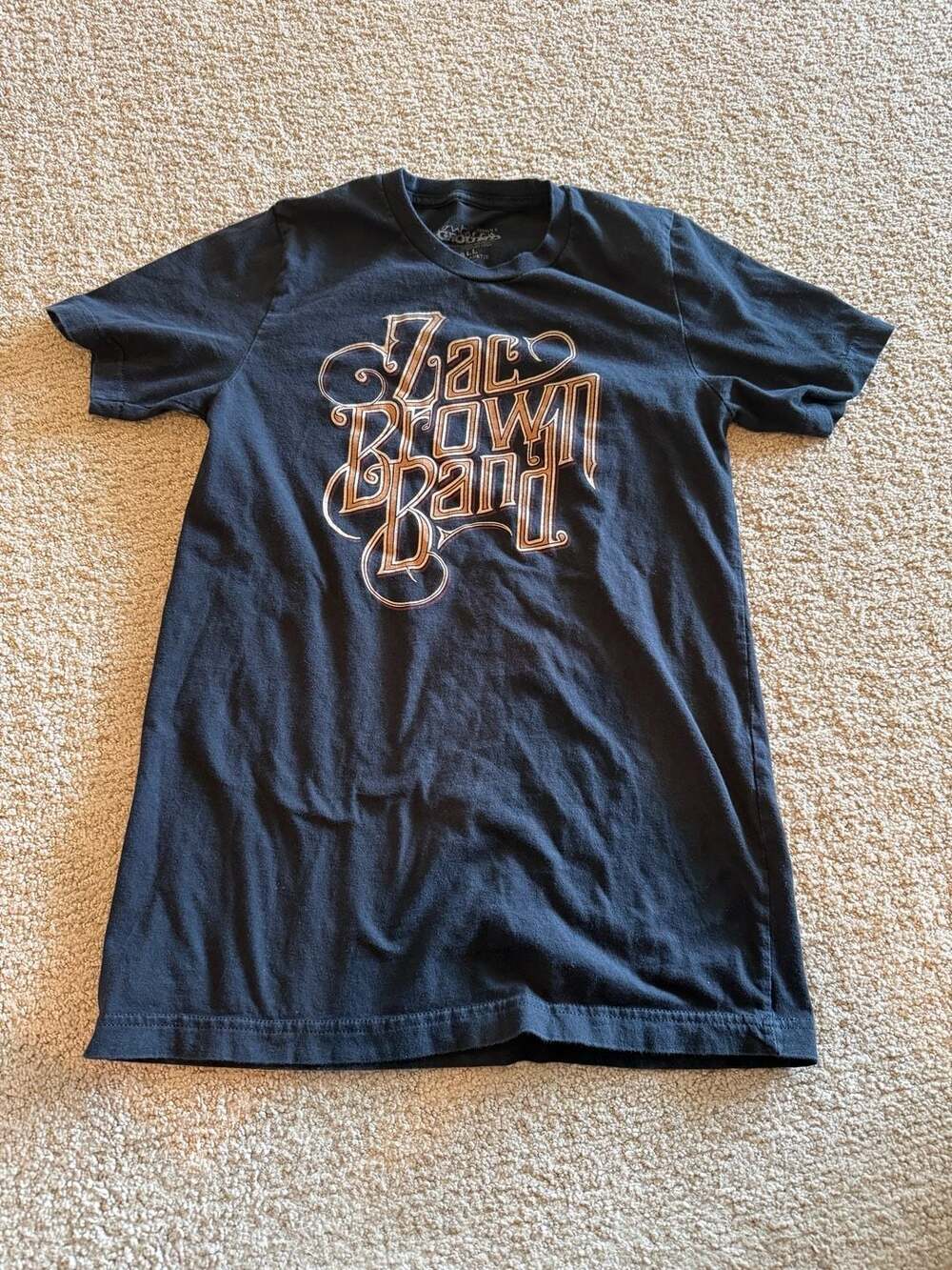 Zac Brown Band 2017 Welcome Home Tour Concert T-Shirt Black Small